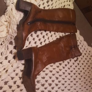 Brown Leather Boots